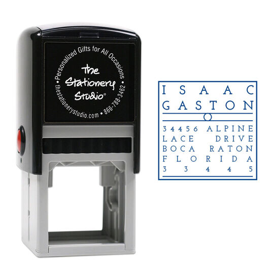 Gaston Square Self-Inking Stamp